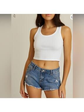 y2k micro demin retro Shorts